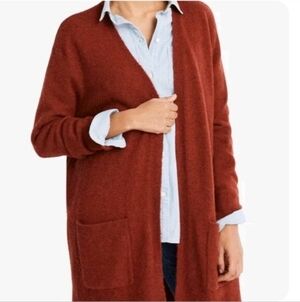 Madewell Kent coziest yarn wool blend cardigan sweater women's size Med